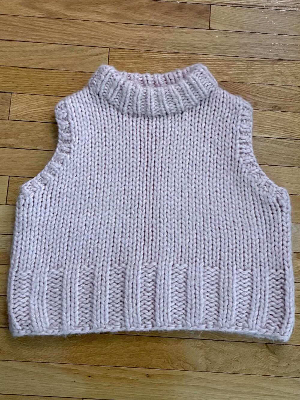 Zara Pink Chunky Vest